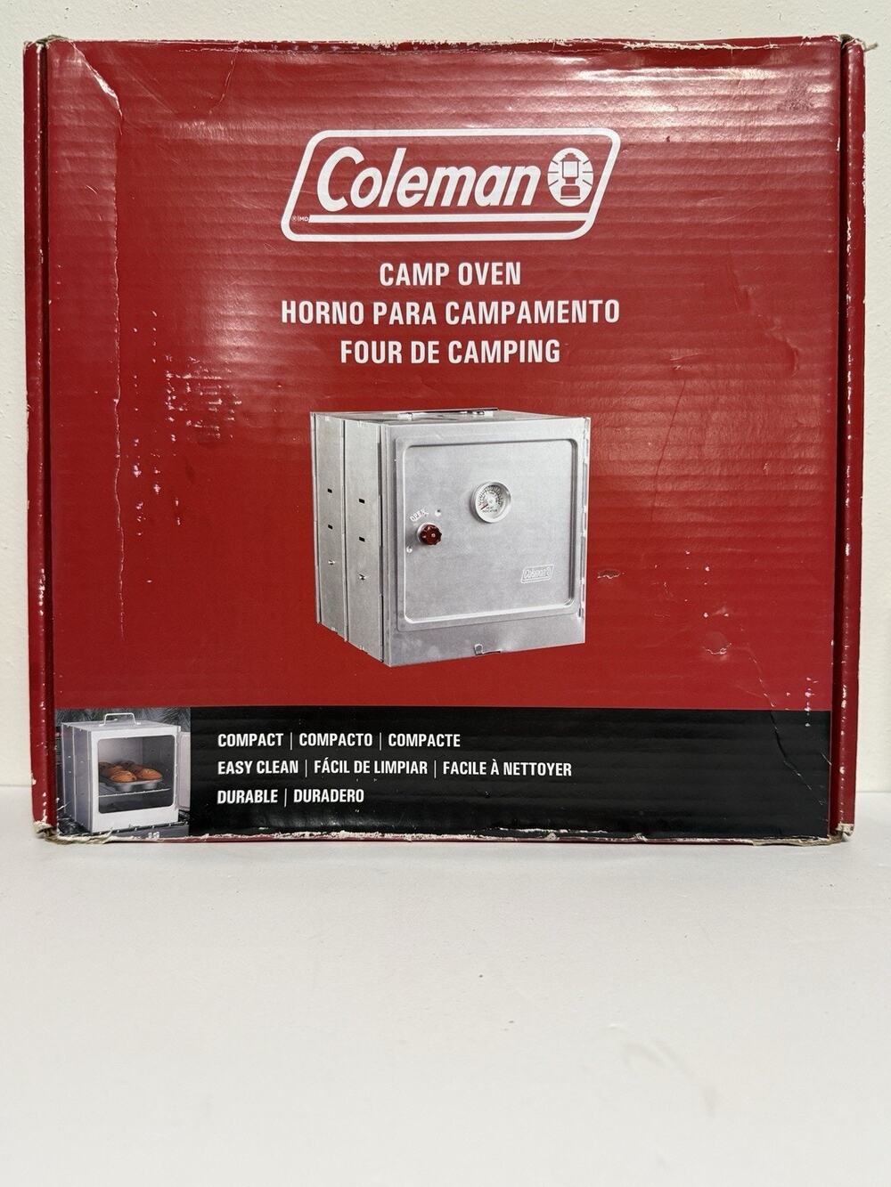 Coleman Portable Camp Oven 2157602 Folding Camping Stove Oven Thermometer